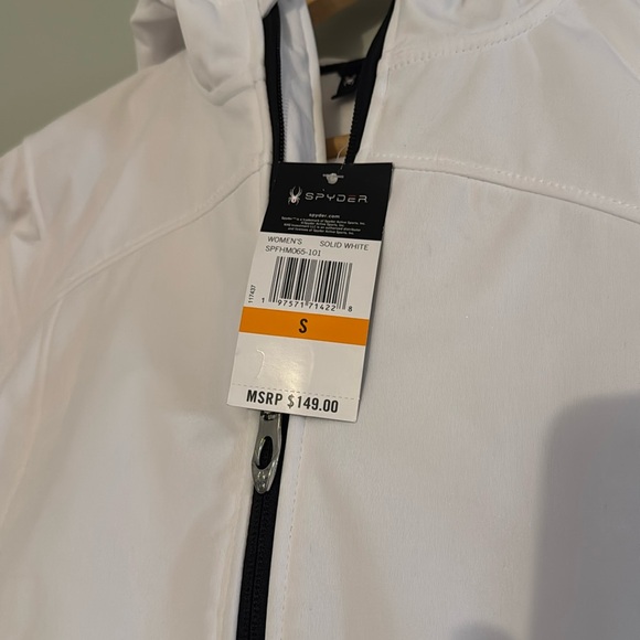NWT “Spyder” womens hooded jacket Sz S - Picture 2 of 7